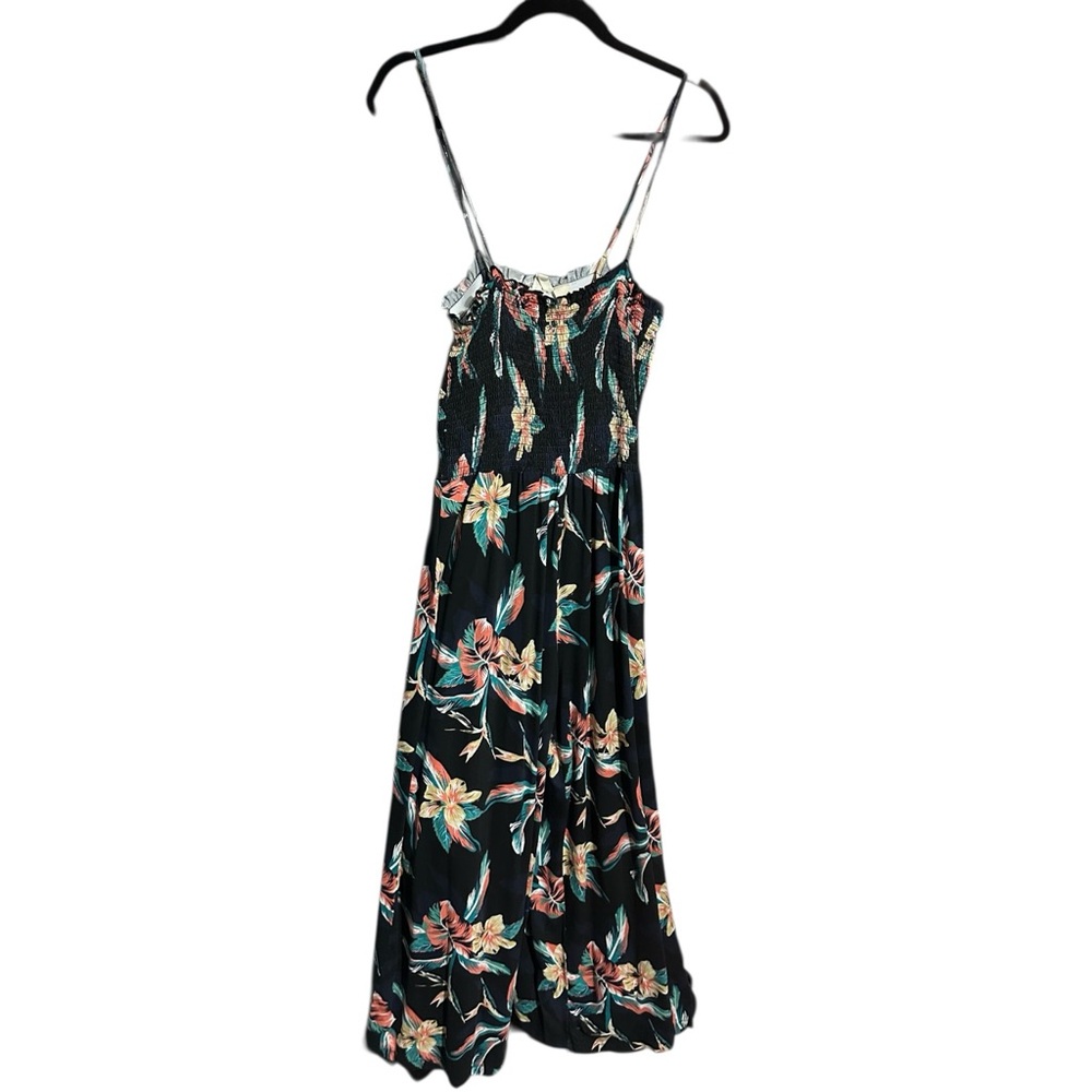 Roxy Straight to Romantic Jumpsuit Blue Black Size M